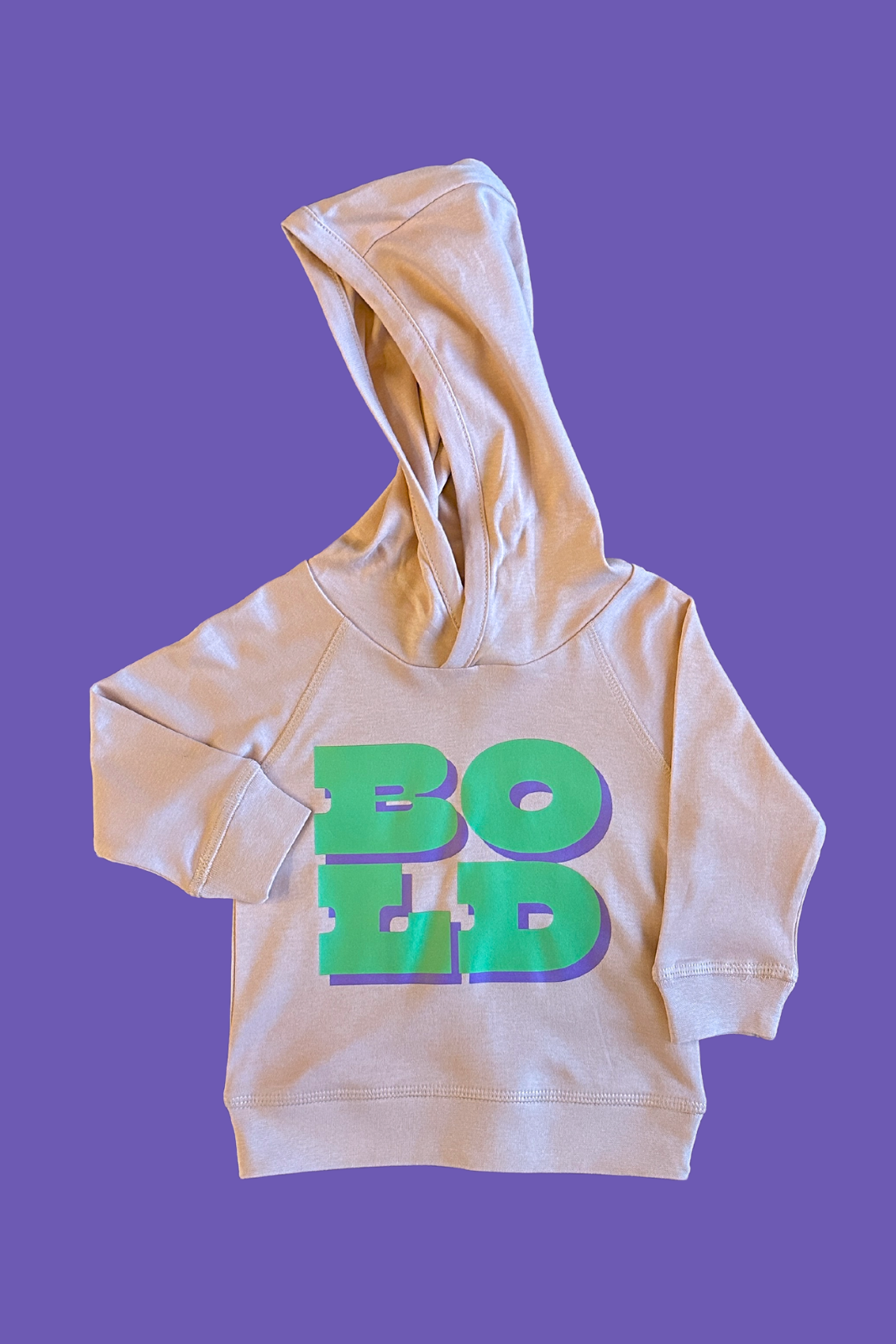 Bold Organic Hoodie for Little Kids