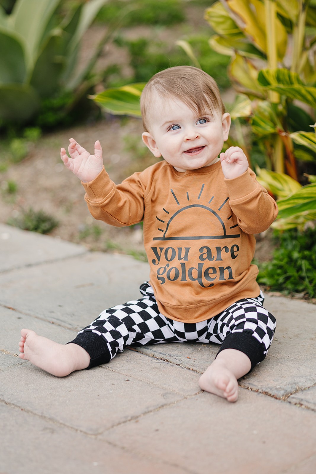 You Are Golden Organic Toddler + Little Kid Sweatshirt