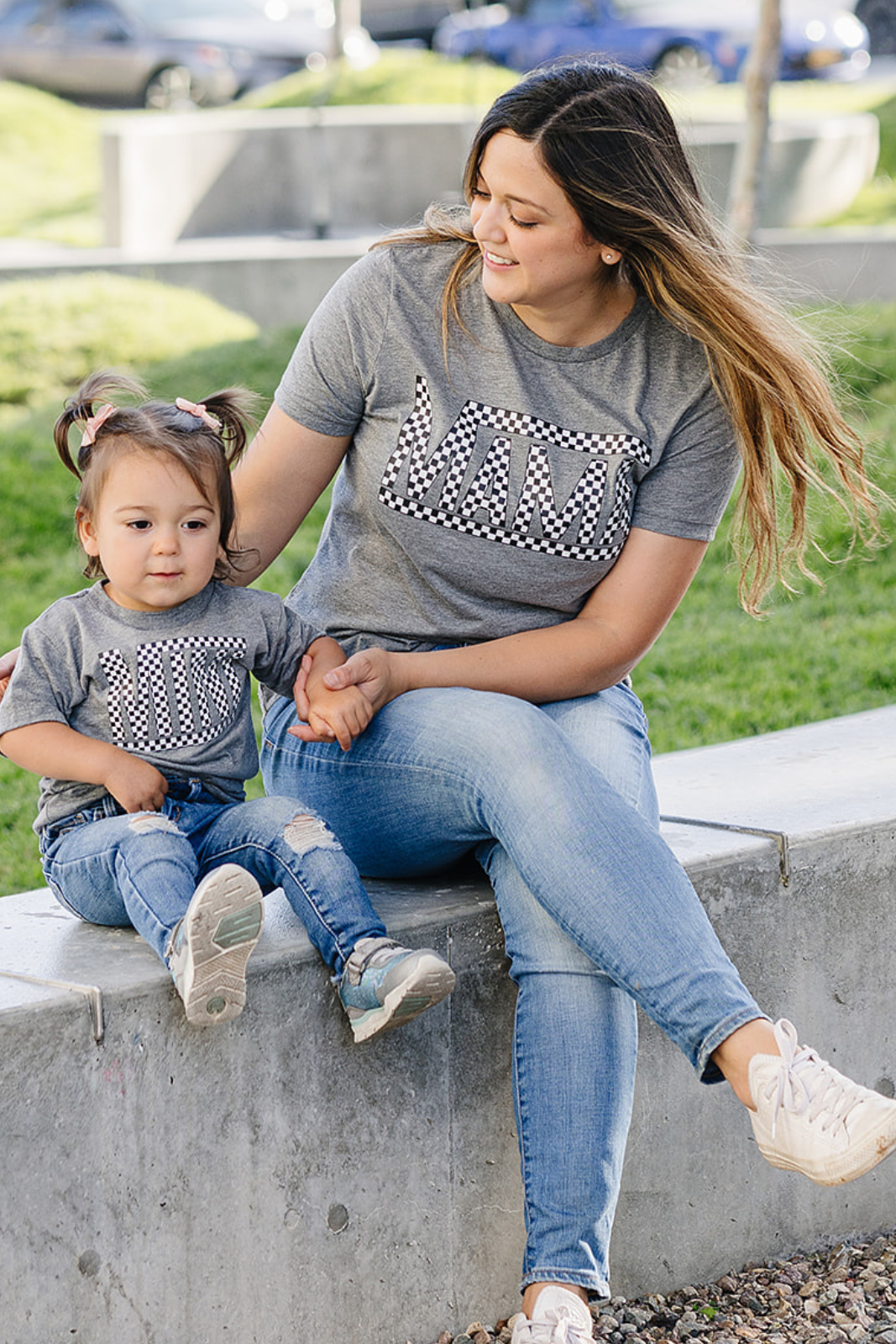 Checkered Mini Tee for Toddlers + Little Kids