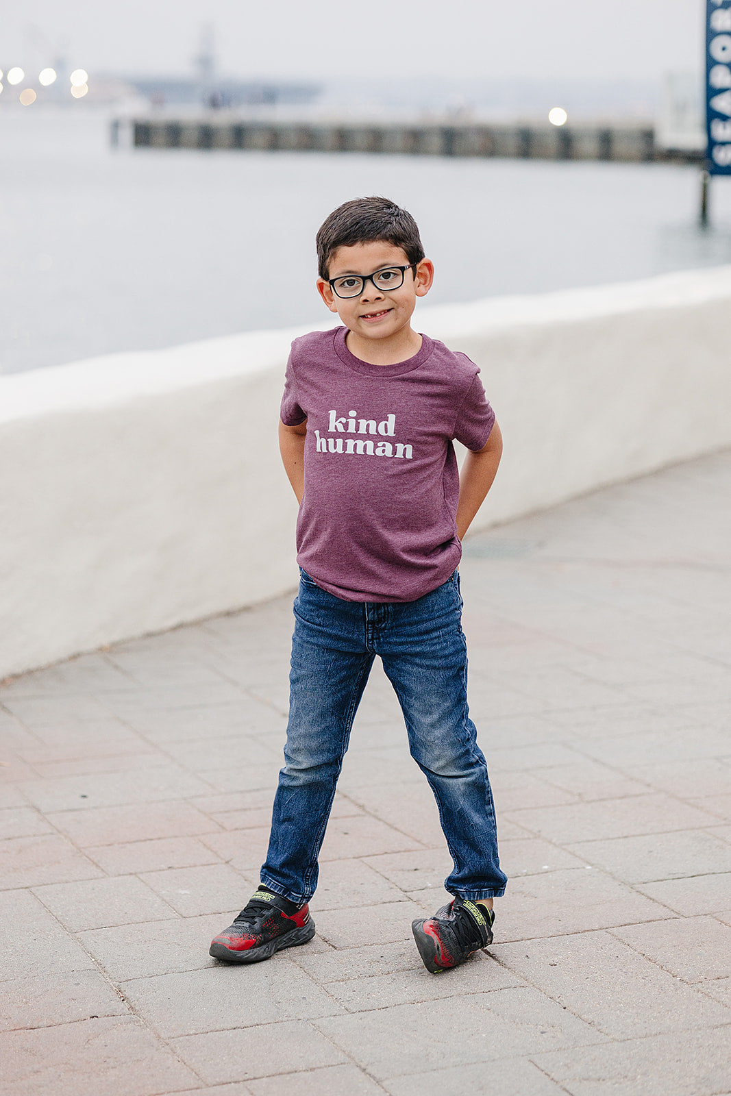 Kind Human Tee for Big Kids