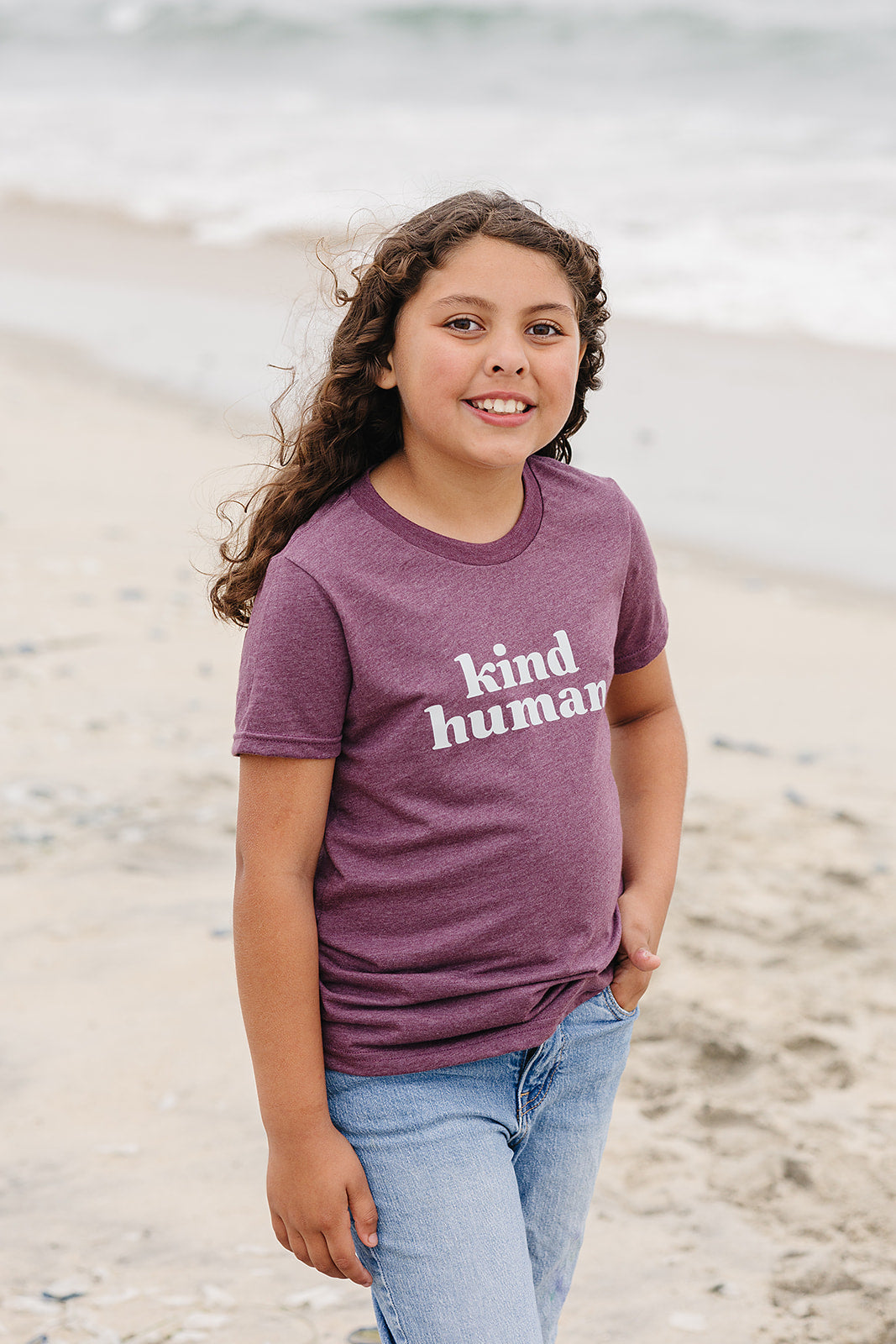 Kind Human Tee for Big Kids