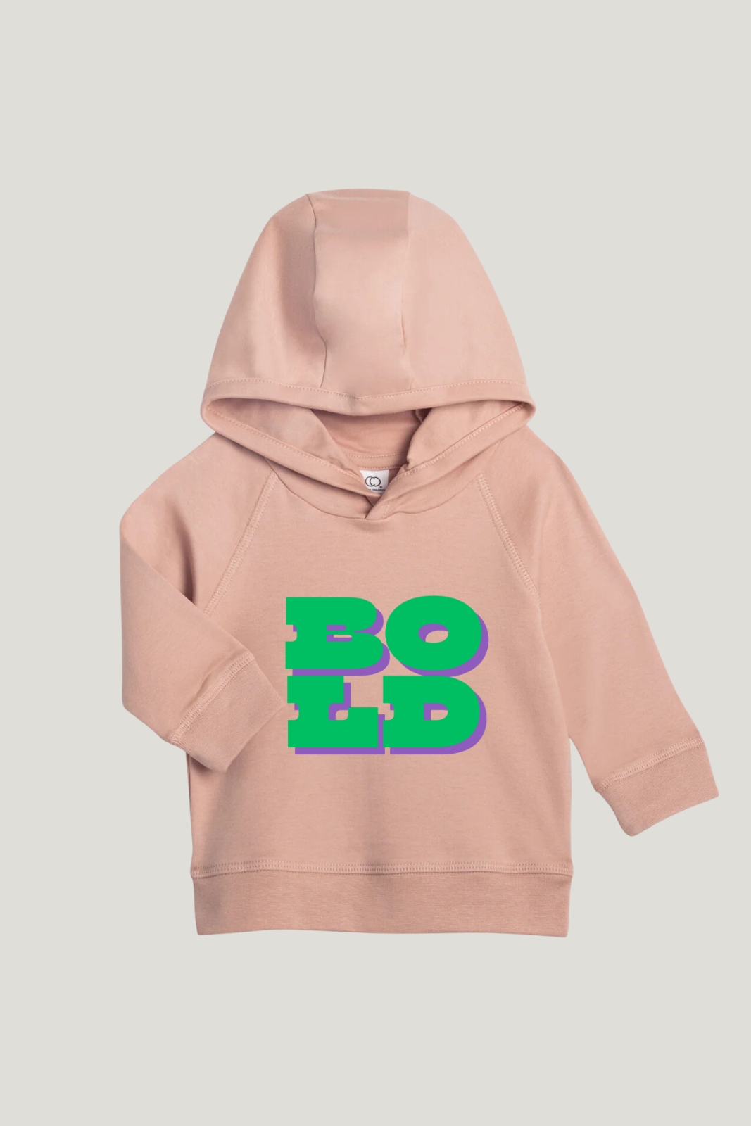 Bold Organic Hoodie for Little Kids