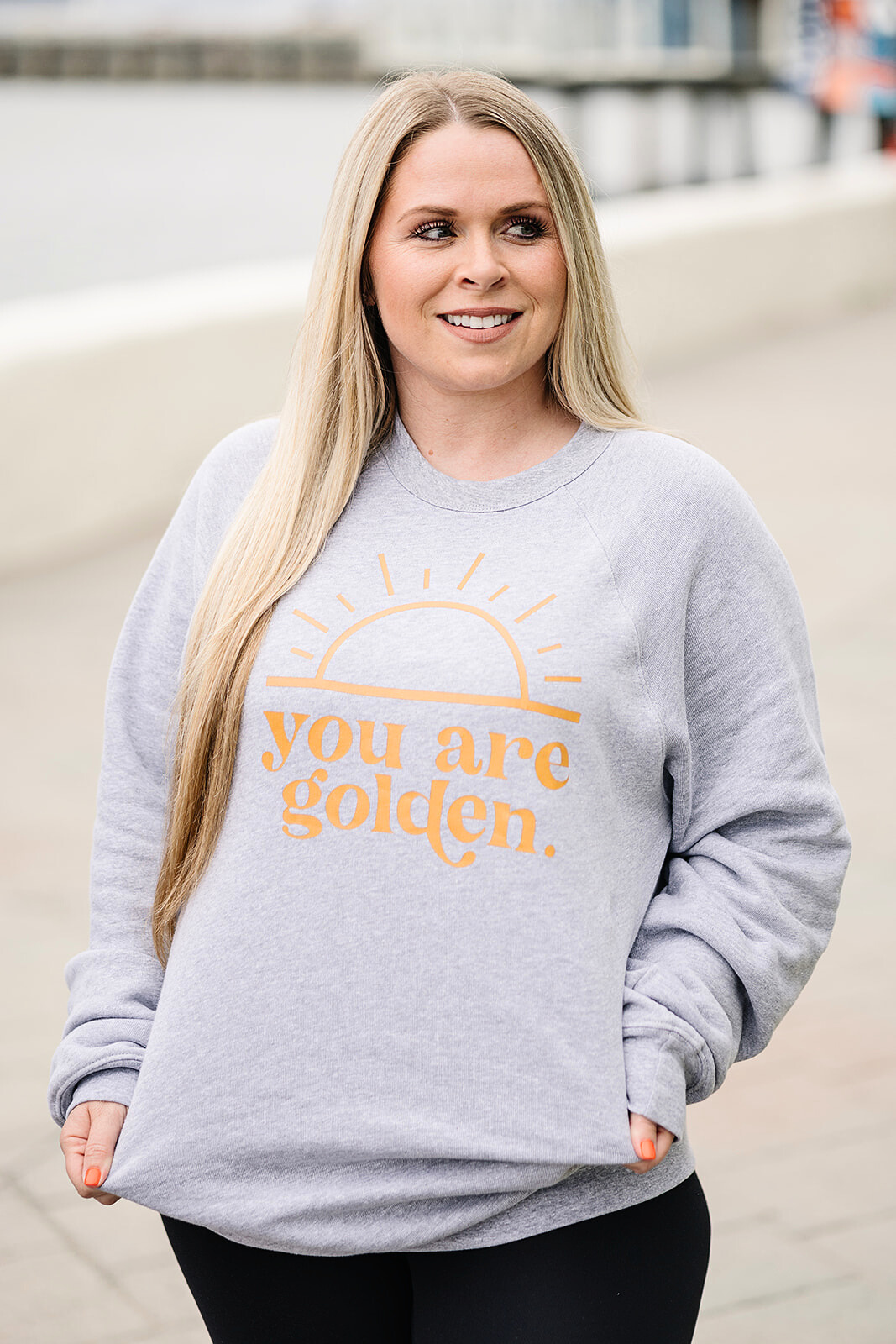 You Are Golden Oversized Women s Sweatshirt