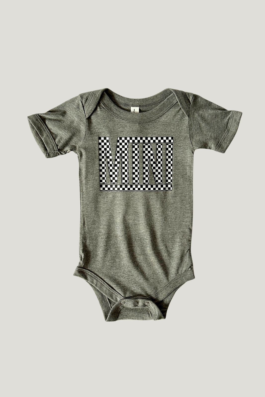 Checkered Mini Body Suit for Babes