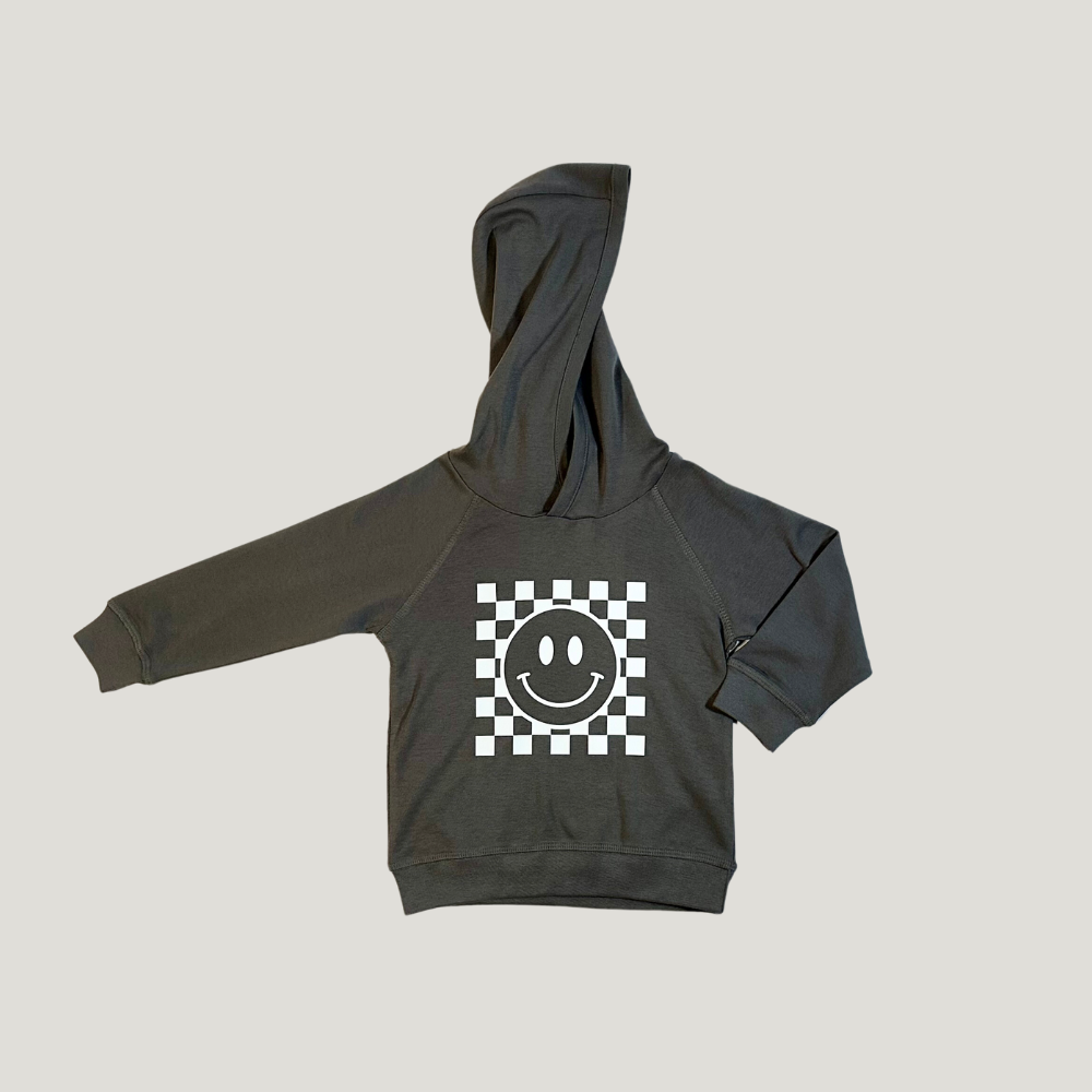 Checkered Smiley Madison Hoodie