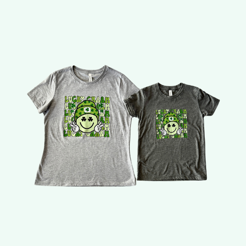 Lucky Charm Smiley Tee for Women