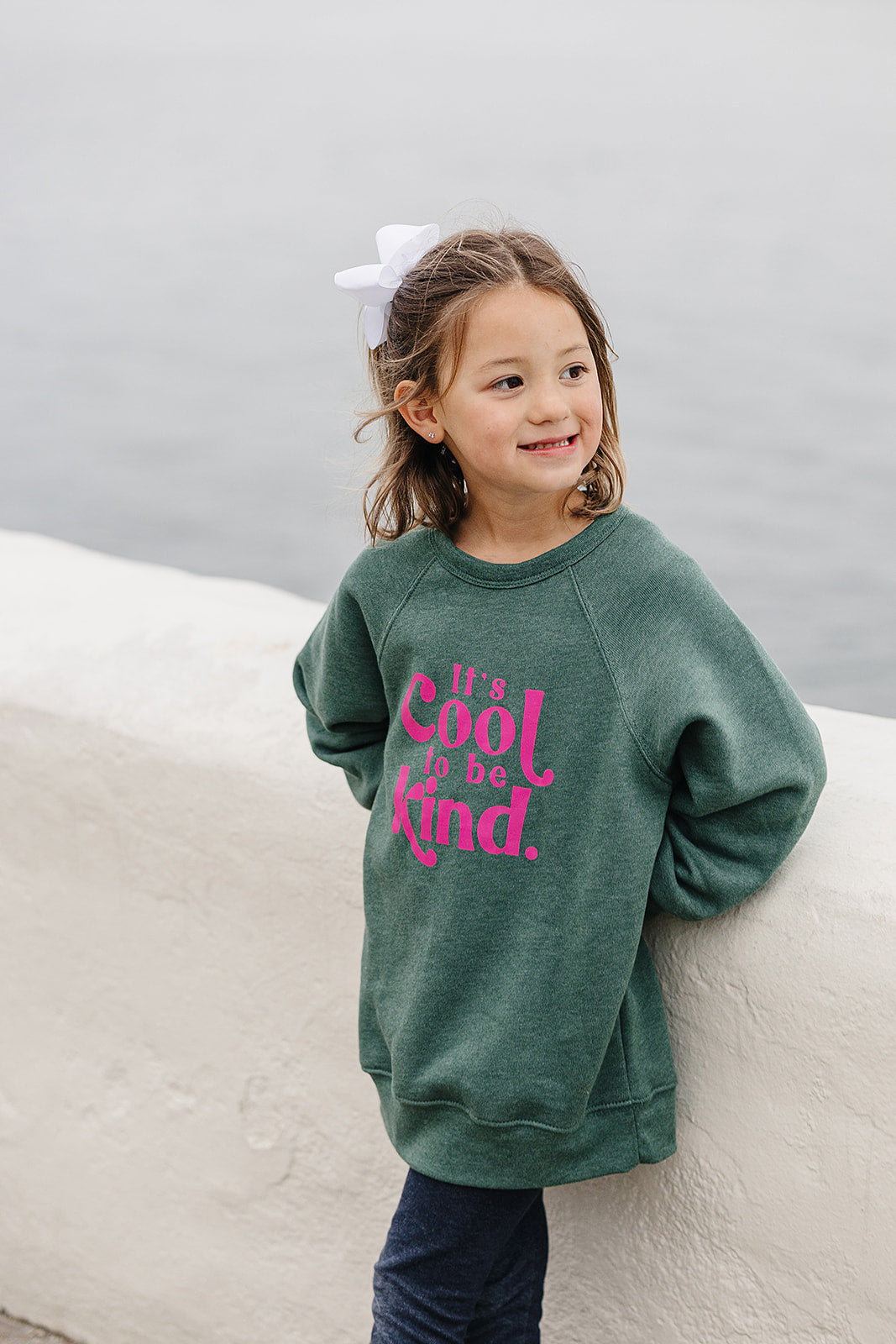 It's Cool To Be Kind Big Kid Sweatshirt