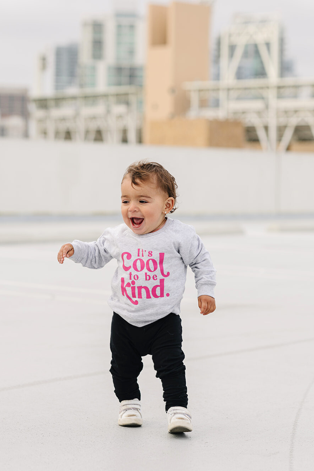 It's Cool To Be Kind Toddler + Little Kid Sweatshirt