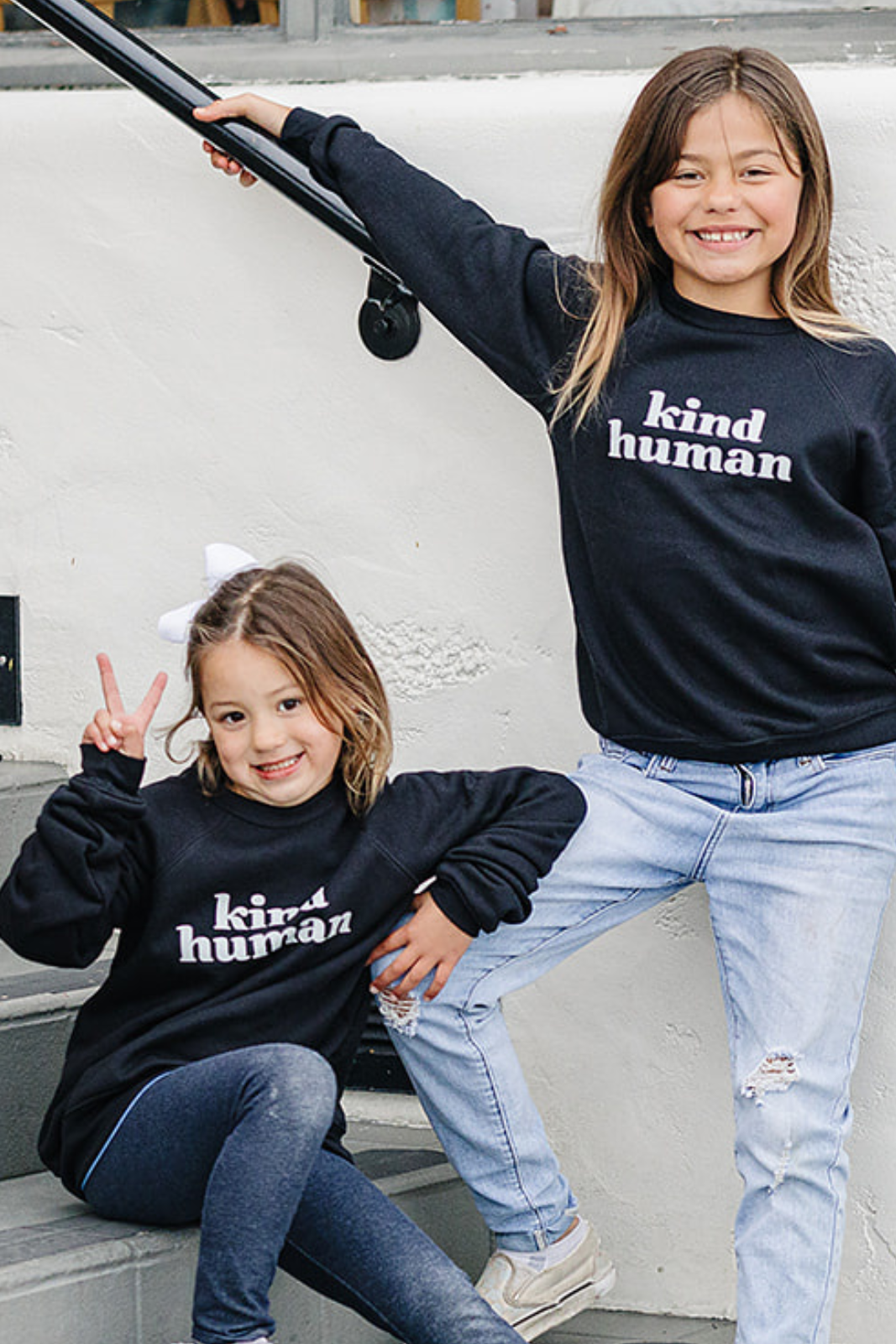Kind Human Sweatshirt for Big Kids